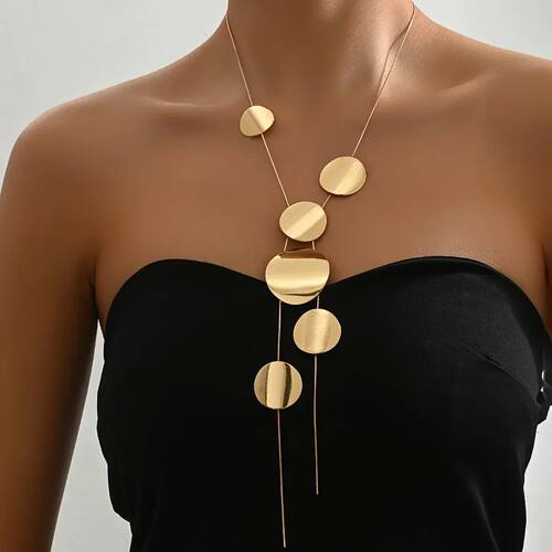 Vintage Gold Color Simple Europe and America Exaggerated Irr