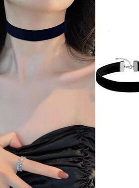 Fashion Sexy Punk Gothic Black Velvet Choker Necklaces Simpl
