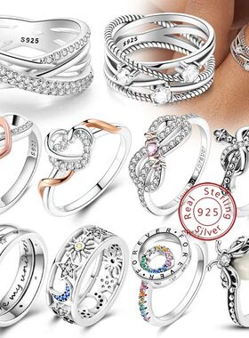 Rings Original Rings Bow Heart Sun Moon Star Zircon Rings Fo