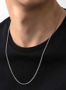 Stainless Steel Gold color Chain Necklace for men Long Chain