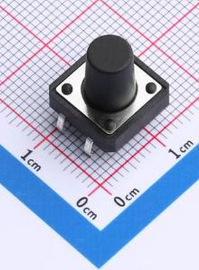 TS015-CBW1EH12.0 12*12*12.0mm 直插 180GF 轻触开关 插件-4P,12