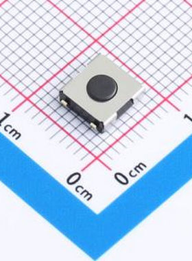 TVEU01-N025BB-R 6.2X6.2/翘脚/2.5H/180gf/全黑/不接地/编带 SMD