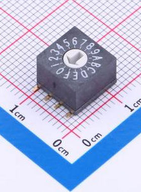 EDR-16S E系列 微型旋转编码开关 SMD-5P,10x10mm 旋转编码器