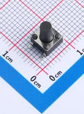 TS-6695S 6*6*9.5mm 贴片轻触开关 黑色 弹力250gf 编带包装 SMD-