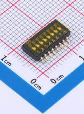 SMXMS-08K-TR SMXMS-08K-TR SMD-16P,11.7x5.4mm 拨码开关