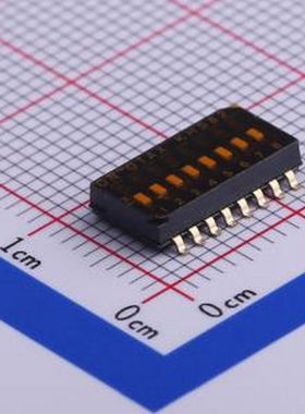 KHS-82C 8档8脚贴片卧式拨码 插件 拨码开关