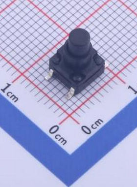 K2-1839SQ-M4SW-02 6.2x4.5x10mm 带胶套贴片防水开关 SMD 轻触开