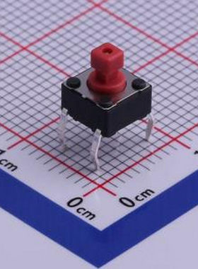 DTS-644R-V 6.2*6.2*7.3mm 直插 轻触开关 插件 轻触开关