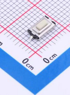 YTS1C0051AWG00 白色按键头3.6x6.1x2.5 180gf两脚贴片 SMD 轻触