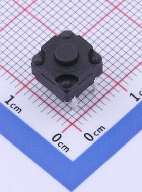 TS-1012-A6B3-D2 8*8*6.5防水IP67四脚插件按键250gf 插件-4P,8x8