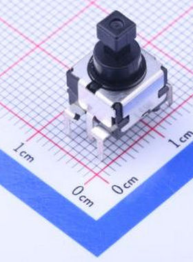 SPEF110100 9.4*9*14.6，3N 带自锁 插件 按键开关