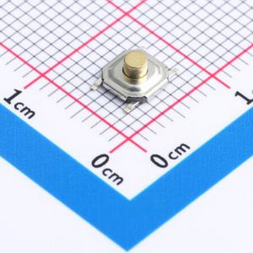 TS-1076S-A8B3 轻触开关5.2*5.2*2.5mm铜头4*4贴片四脚轻触开关25