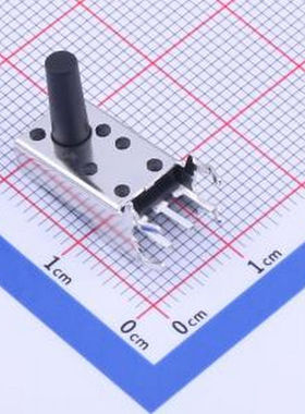 TC-53HF-C-B 8.5*4.2*14mm 卧插 轻触开关 插件 轻触开关