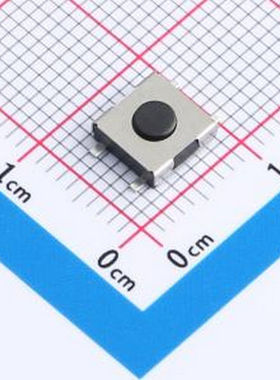TVEF02-N025BB-R 6.2X6.2/平脚/2.5H/180gf/全黑/不接地/编带 SMD