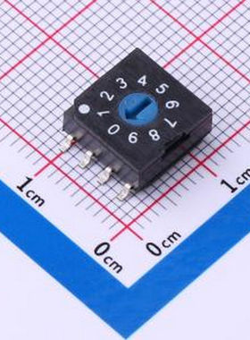 R9410R0S 8421BCD编码旋转开关 0-9档10位 SMD 旋转编码器