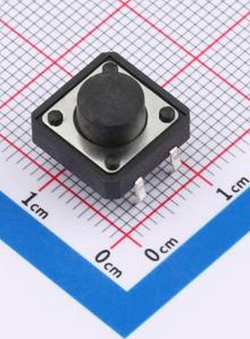 BX-TS-26-121265CJ 12x12x6.5插件 插件-4P,12x12mm 轻触开关