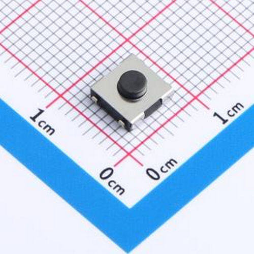 TVEU01-N031BB-R 6.2X6.2/翘脚/3.1H/180gf/全黑/不接地/编带 SMD