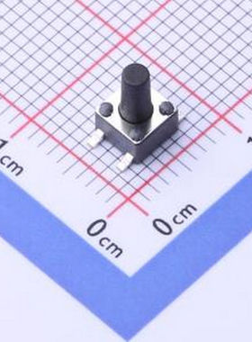 TS-1091S-A10B2-C1D2 轻触开关4.5*4.5*7.5贴片四脚正按圆柄按键1