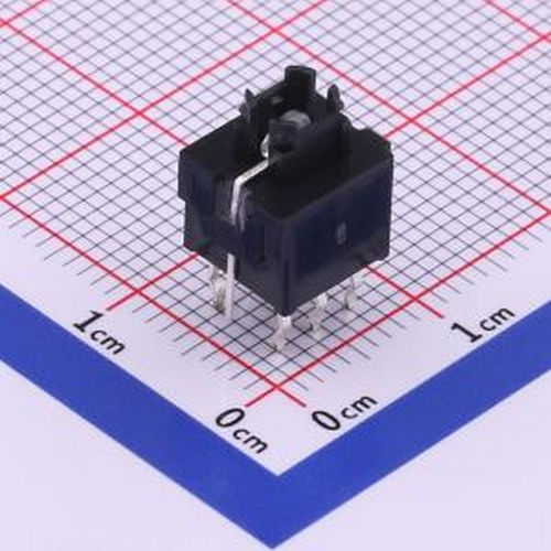 K6-6130D03-N1 8.50mmx7.50mm 蓝色无锁带灯开关 插件 轻触开关