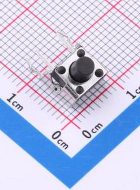 XDTD-6670-L07 轻触开关6*6*H7mm 带支架 插件 轻触开关