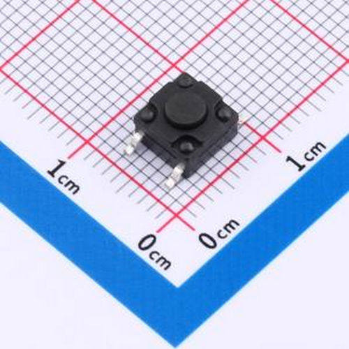 TS017A-TBY1FH4.3 6*6*4.3mm 立贴 250GF 防水IP67 轻触开关 SMD-