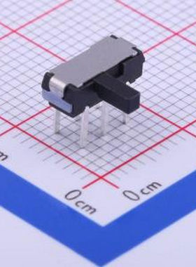SK-3245D-02-L4 柄长4mm 卧插双档 滑动开关 插件 滑动开关