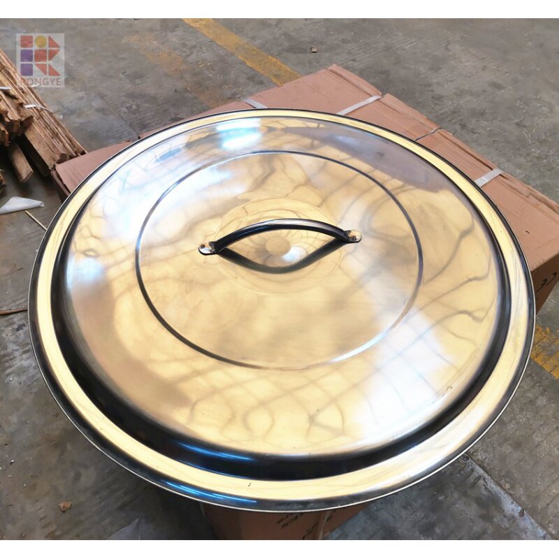 特厚304不锈钢25-100cm盖子圆形盖配件卤锅盖201汤桶凸盖单独卖盖