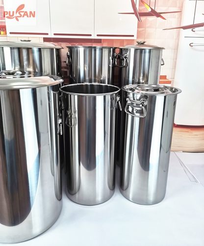 细长白钢高身凉茶25cm汤桶