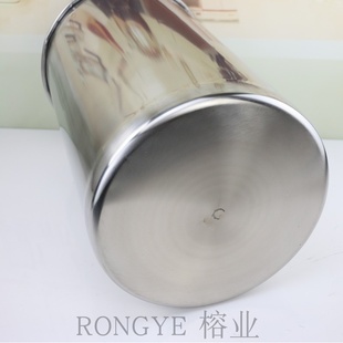 SC定制304不锈钢直径35cm桶汤锅汤桶20-80cm高身无耳有耳内桶内锅