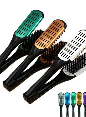Pro Hairdressing Straightener Nylon Hair Straightening Doubl