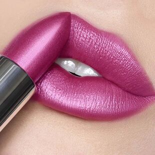 1Pc Red Metallic Lipstick Longlasting Glitter Lip Glaze Wate
