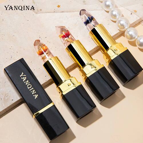 Temperature Color Changing Lip Balm Crystal Jelly Flower Lip