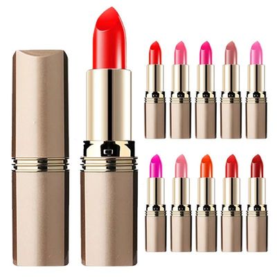 Pink Lipstick Waterproof Long Lasting Red Lipsticks Resistan