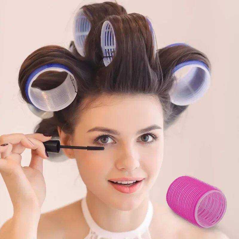 Hair Rollers Self Grip Hook Hair Curlers Heatless Roller Sal