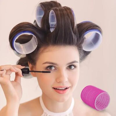 Hair Rollers Self Grip Hook Hair Curlers Heatless Roller Sal
