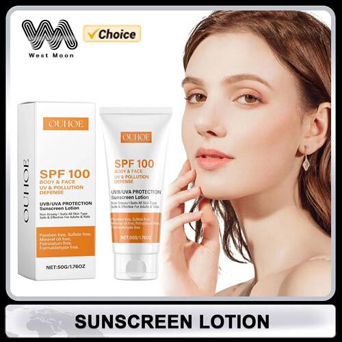 Sunscreen Lotion UV Protective Oil-Control Refreshing Skin M