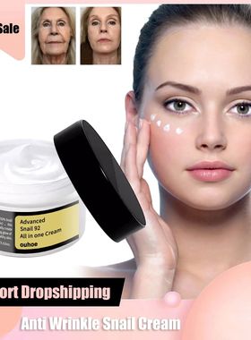 Anti Wrinkle Cream Snail Serum Face Moisturizer Anti Aging