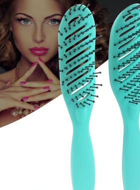 Arc Hairdressing Curving Hair Comb Hollow Massage Ribs Hairb