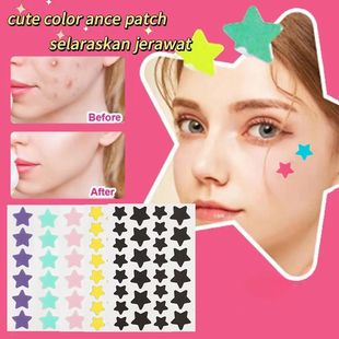28/35/40Pcs Colorful Acne Patches Cute Star Heart Shaped