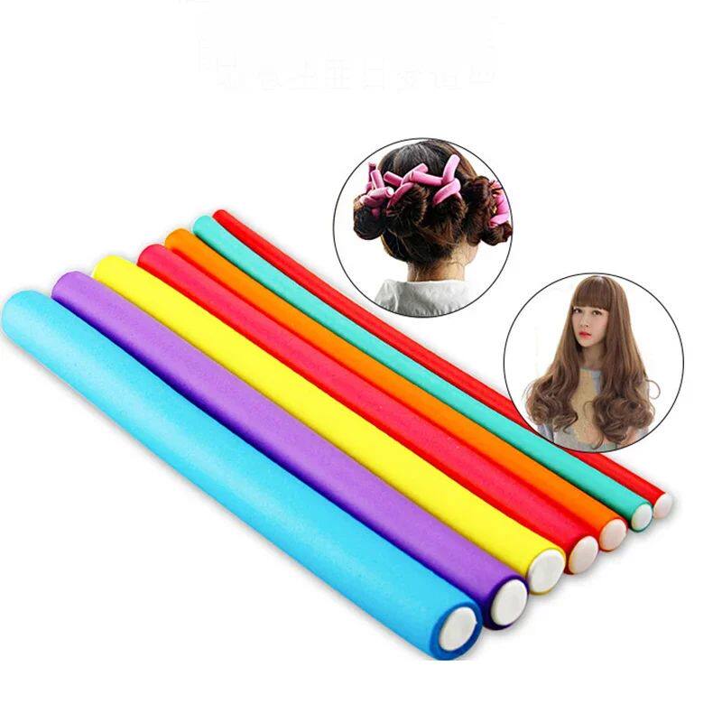 10PCS Heatless Curling Rod No Heat Hair Curlers Hair Rollers