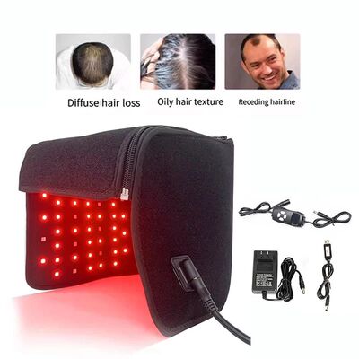 Red light hair growth cap infrared therapy device 660nm 850n
