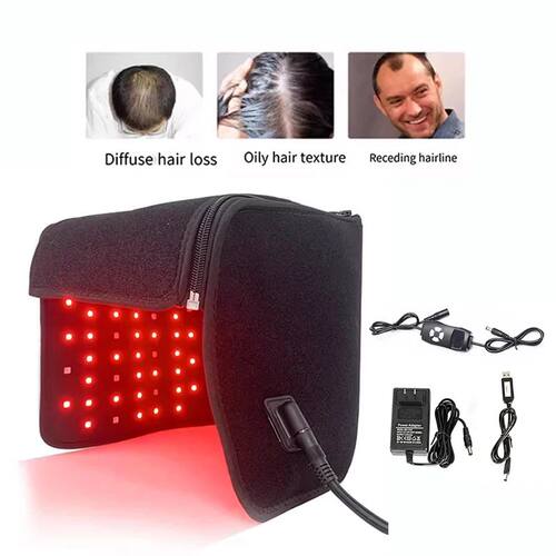 Red light hair growth cap infrared therapy device 660nm 850n