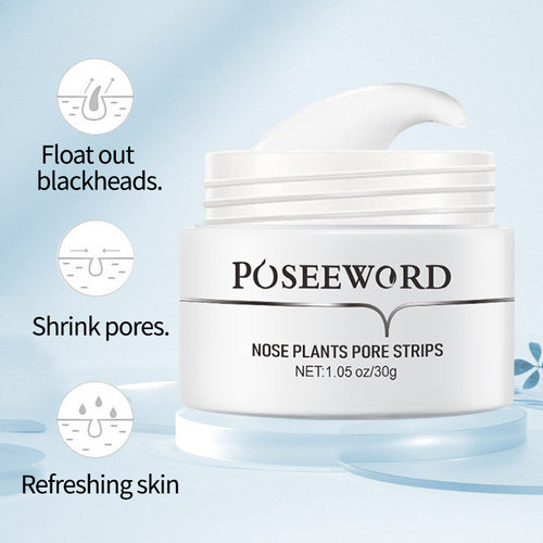 Plants Pore Strips Cream Mask Blackhead Remover Nose Black D
