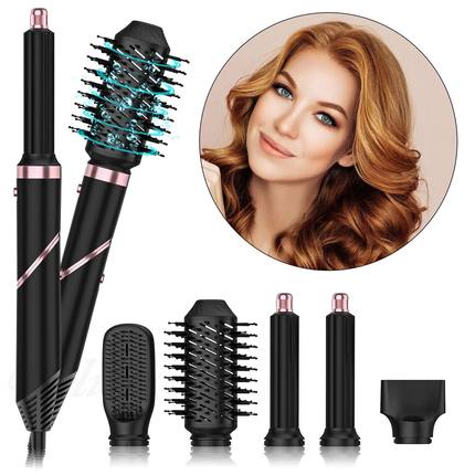 Foldable Hair Dryer 5In1 Hair Styler Hot Air Brush Powerful