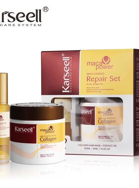 Collagen Hair Mask 500ml 16.9 fl.oz + Argan Oil Hair Serum 5