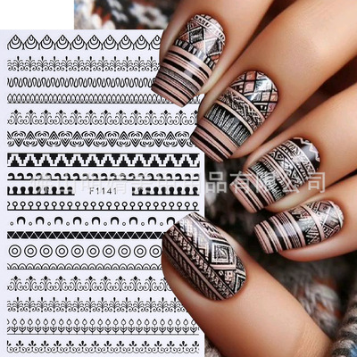 Nail stickers Eastern Europe Saudi Arabia Desert Egypt Ethni