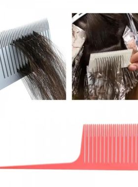 Hair Brush Weaving Highlighting Foiling Comb Hair Dye Stylin