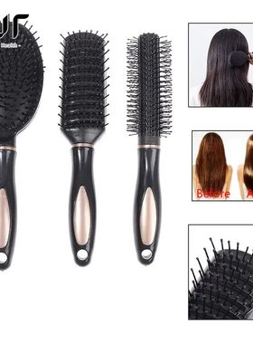 Nylon Women Wet Curly Detangle Hair Brush Anti-static Hair S