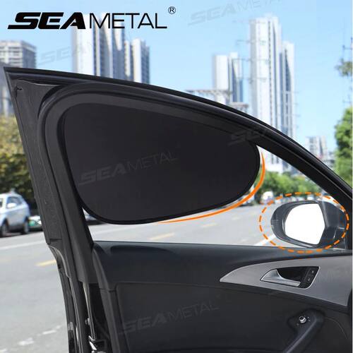 Side Window Sun Shade for Car Electrostatic Curtains Anti-Gl