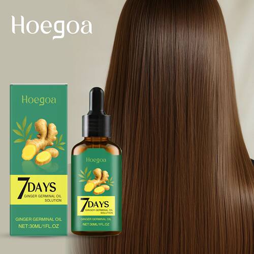 7 Days Fast Ginger Hair Growth Serum Prevent Hair Loss Scalp